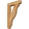 Ekena Millwork Funston Craftsman Rough Sawn Bracket, Western Red Cedar, 4"W x 24"D x 36"H BKT04X24X36FST04RWR - alternate 1